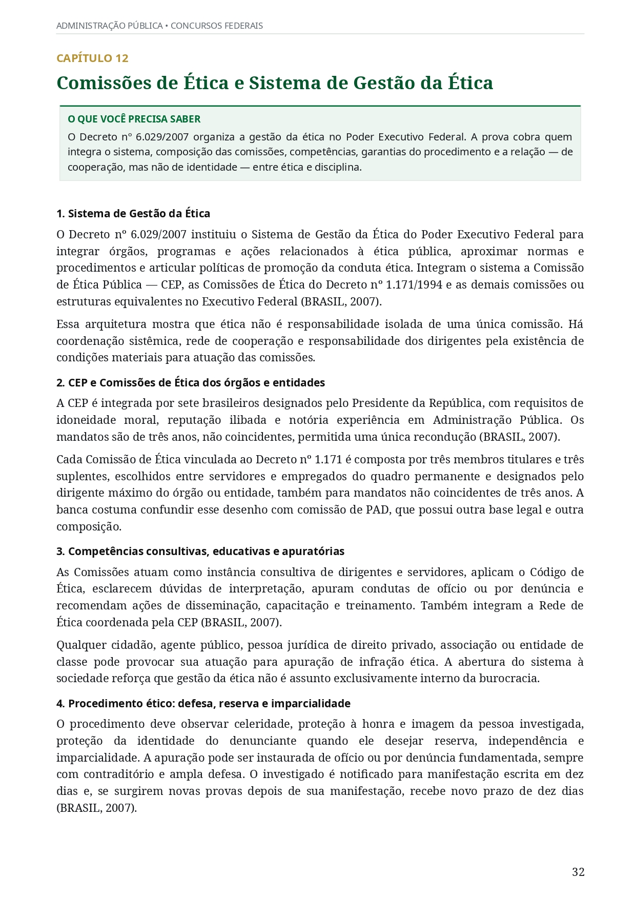 Conteúdo organizado para compreender o tema, reconhecer relações importantes e chegar à prova com uma base mais segura.